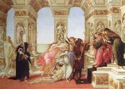 Sandro Botticelli calumny of apelles oil on canvas